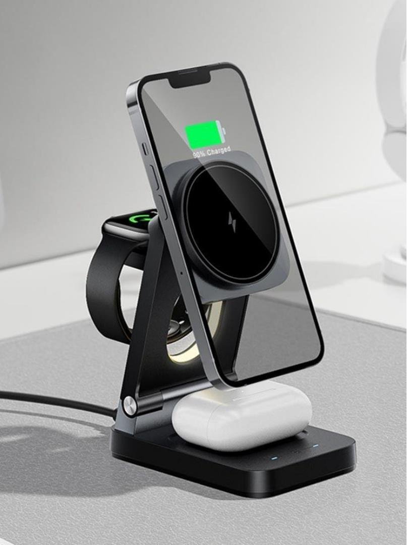 HT-551 MultifunctionMagnetic4-in-1Wireless Charger