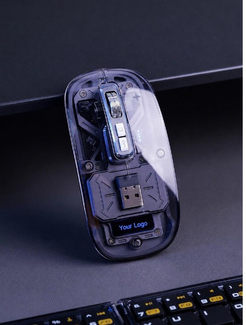 M135 alloyTransparentBluetooth Mouse