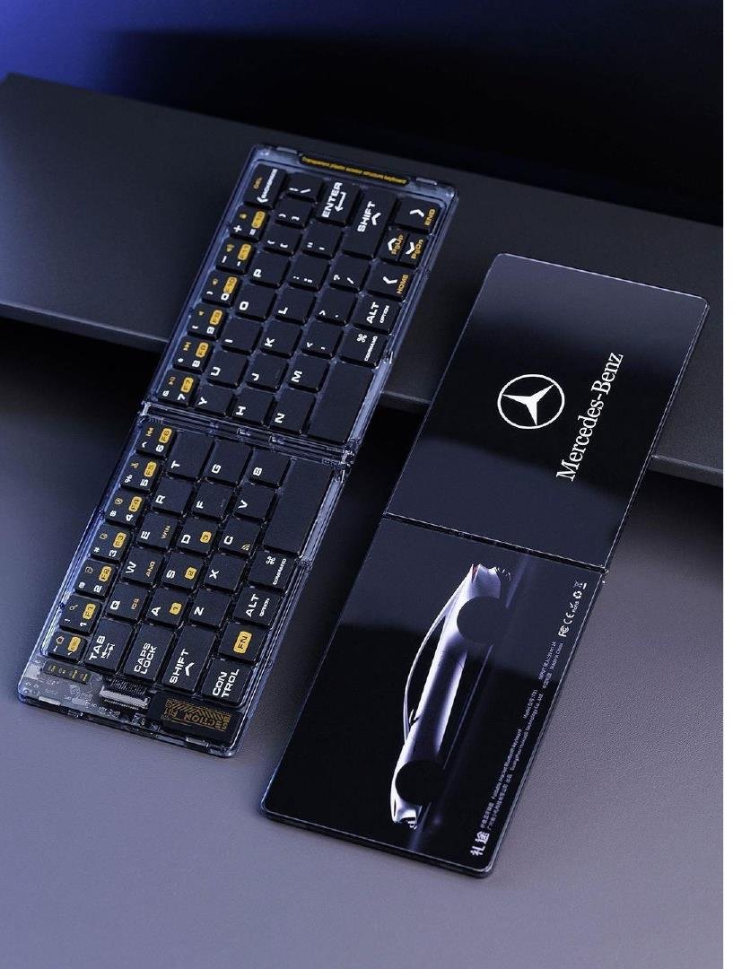 F01TransparentFoldingBluetooth Keyboard