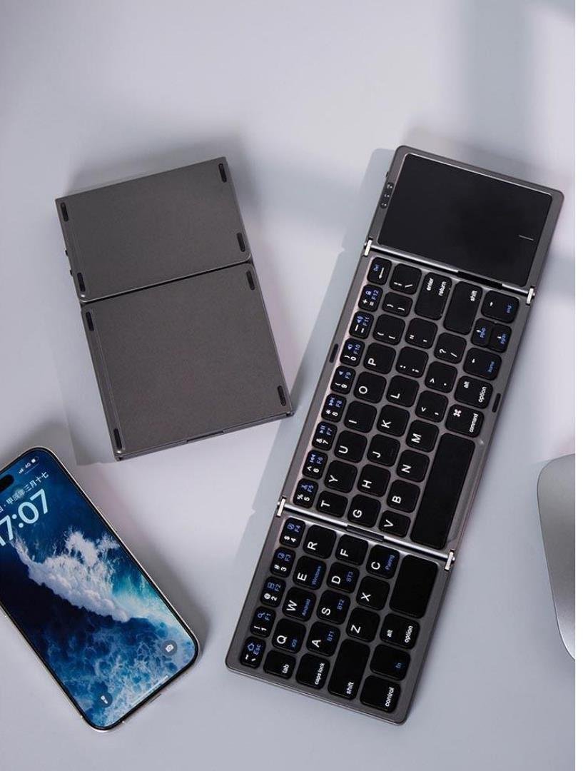 B089/B089T wireless cableBluetoothFoldingwithTouch Keyboard