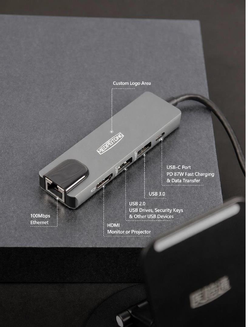 LC-0601with portFast Charging5-in-1Hub