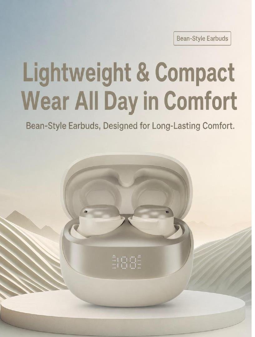 TWSearbuds 029A Features: design, compact and portable, ear-safe comfort
