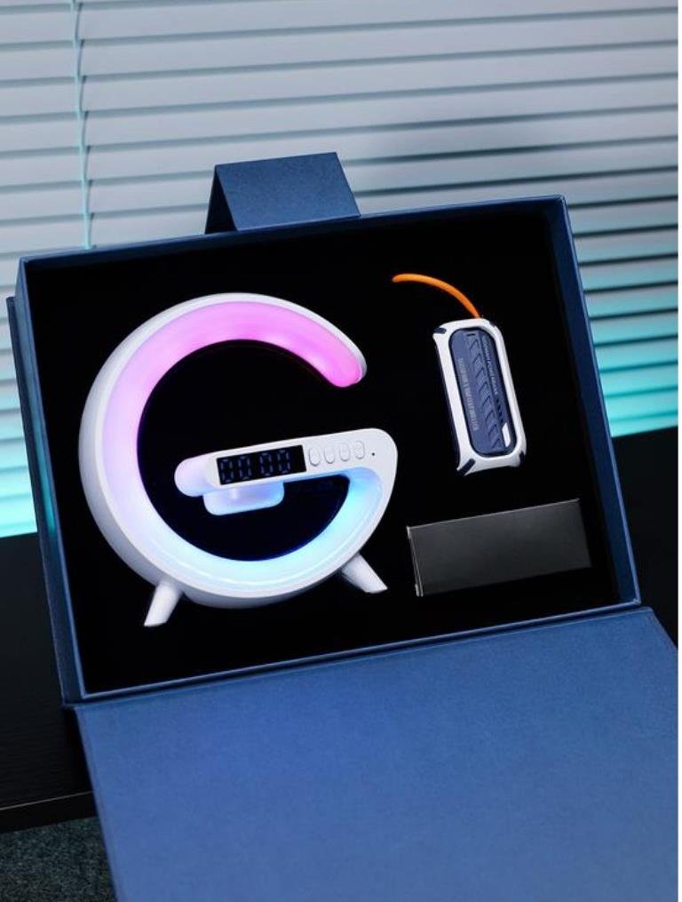 Night-light Wireless Charger + Emergency Power Bank Gift Box